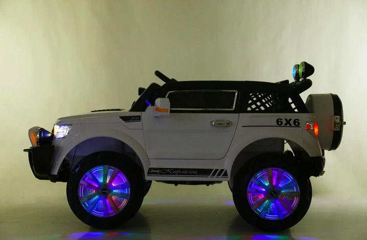 Macchina Elettrica per Bambini 2 Posti 12V Jepsen Fuoristrada 4x4 Rossa