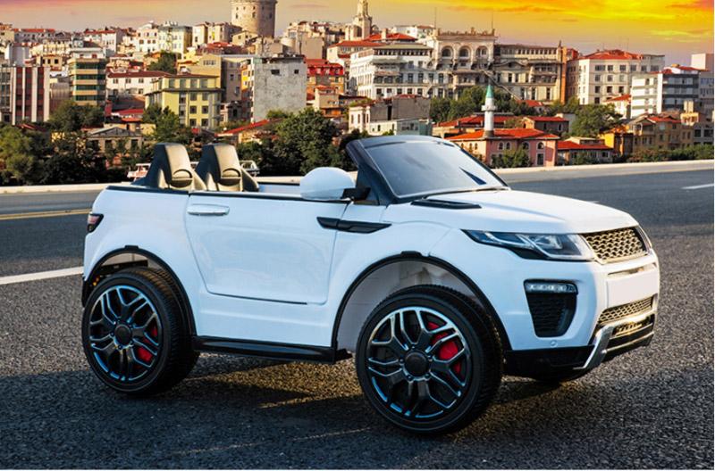 Macchina Elettrica per Bambini 2 Posti 12V Jepsen SUV Bianca