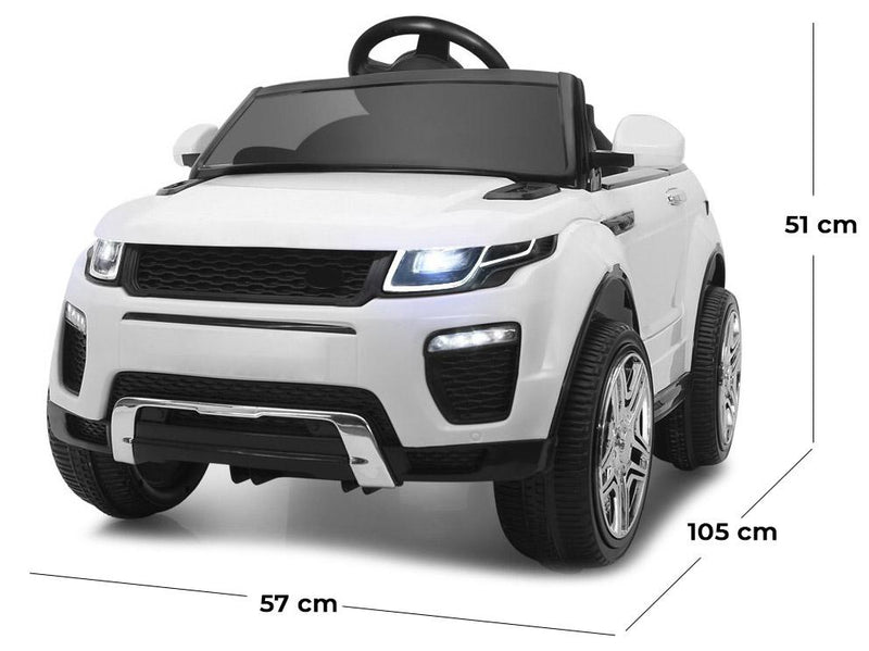 Macchina Elettrica per Bambini 2 Posti 12V Jepsen SUV Bianca
