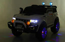 Macchina Elettrica per Bambini 2 Posti 12V Jepsen Fuoristrada 4x4 Bianco