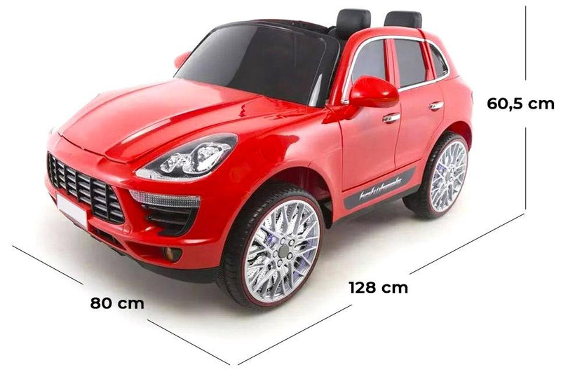 Macchina Elettrica per Bambini 2 Posti 12V Jepsen SUV Rossa