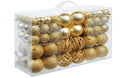 Set 100 Palline Decorative per Albero di Natale Rizzetti Oro