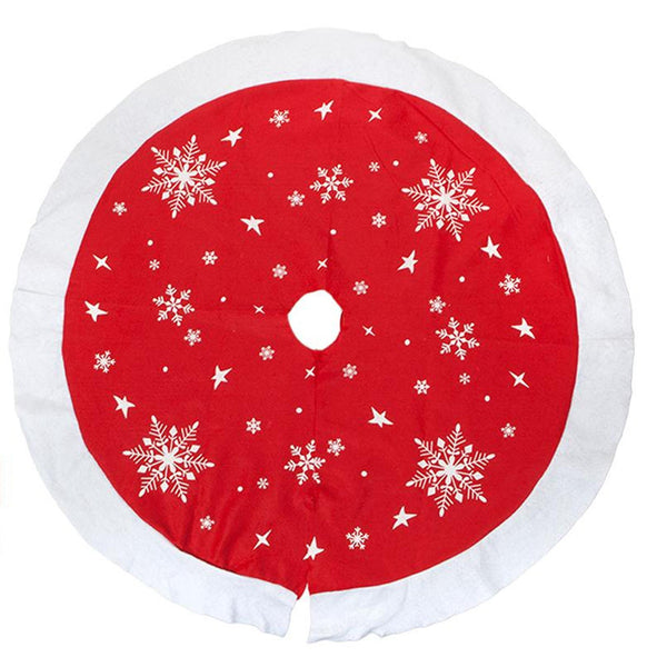 Copribase per Albero di Natale Ø89 cm in Tessuto Rizzetti Rosso prezzo
