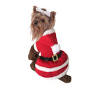 Vestito di Babbo Natale per Cani Femmina Rizzetti Rosso Varie Misure