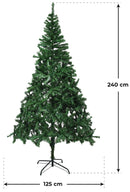 Albero di Natale Artificiale Rizzetti Cervino Verde Varie Misure