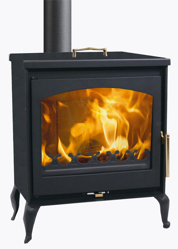 online Stufa a Legna 8 kW 76x59,2x48 cm Castilla Nera