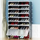 Scarpiera Modulare 16 Cubi Mobile Porta Scarpe Componibile 32 Paia Salvaspazio