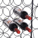 Cantinetta Portabottiglie 47,5x21,5x100 cm in Ferro Rustico  Nera