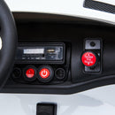 Macchina Elettrica per Bambini 2 Posti 12V con Licenza Mercedes GTR AMG Bianca
