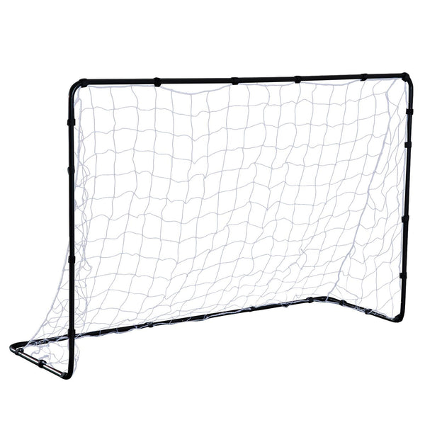 sconto Porta da Calcio Portatile con Rete 183x61x122 cm  Nera