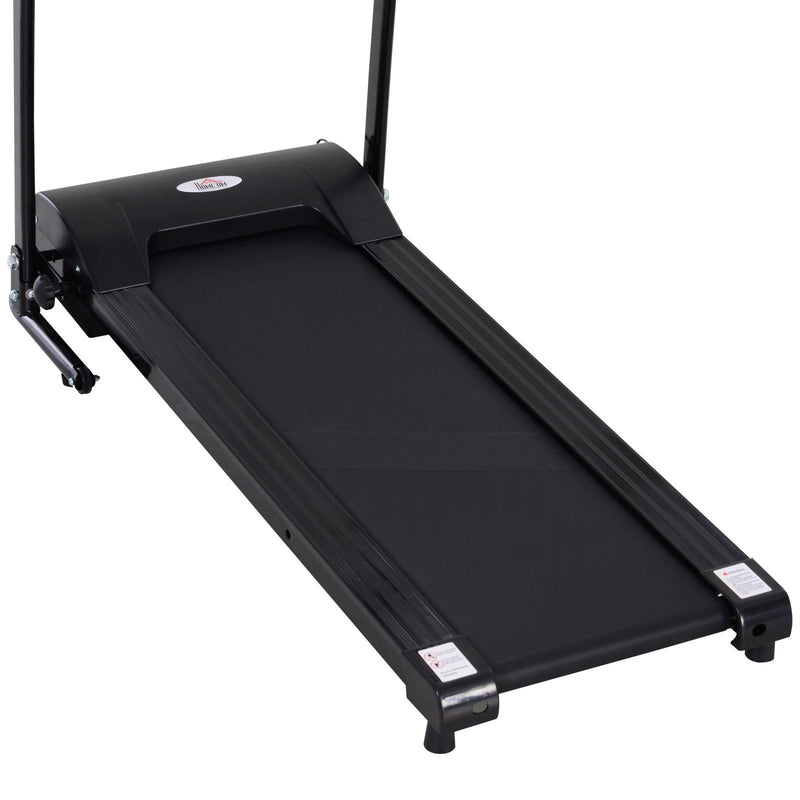 Tapis Roulant Elettrico con Schermo LCD Pieghevole 500W Nero 