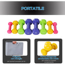 Set di Manubri per Allenamento a Casa Copertura in Gomma 