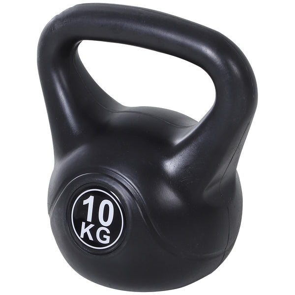 Kettlebell per Allenamento 10 Kg in PVC e Sabbia  Nero online