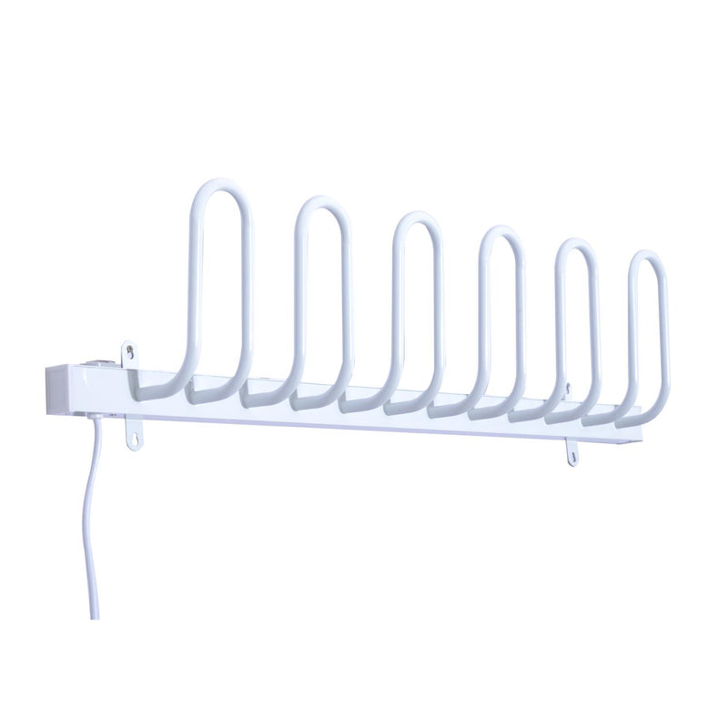 Asciuga Scarpe Elettrico da Parete 60W in Alluminio  Bianco