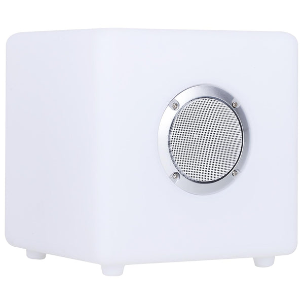 prezzo Cassa Speaker Bluetooth con LED 20x20x20 cm Impermeabile Benzoni Bianca