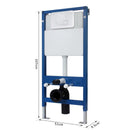 Cassetta Risciacquo WC a Incasso da Parete 2 Pulsanti 