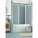 Sopravasca Paratia 1 Lato 2 Ante a Soffietto Apertura Centrale In PVC H150 Caldoni Stjerne