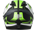 Casco Integrale per Scooter Visiera Lunga CGM Atlanta 308X Verde Fluo