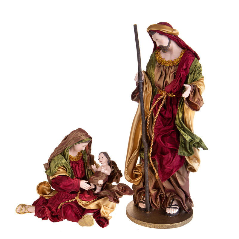 Natività 2 Personaggi H38 cm in Resina