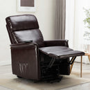 Poltrona Alzapersona Elettrica 1 Motore 60x73x104 cmin Similpelle Marrone Scuro