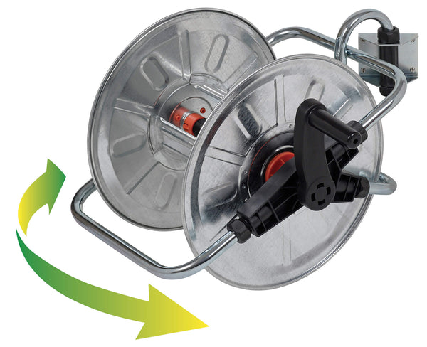 acquista Avvolgitubo Manuale da Muro 50 mt in Acciaio Zincato 130 IT Agrati