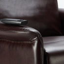 Poltrona Alzapersona Elettrica 1 Motore 60x73x104 cmin Similpelle Marrone Scuro