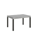  Tavolo Allungabile 140-244x90x77 cm Everyday Cemento Gambe Antracite