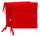 Set 2 Cuscini per Sedia da Giardino 45x45x5 cm in Dralon Allegro Rosso