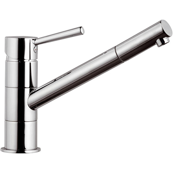 Rubinetto Miscelatore Monocomando Girevole Lavello in Ottone Mariani Hermes Cromato