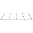 Casetta da Giardino Porta Attrezzi 122x240x188 cm in PVC Avorio