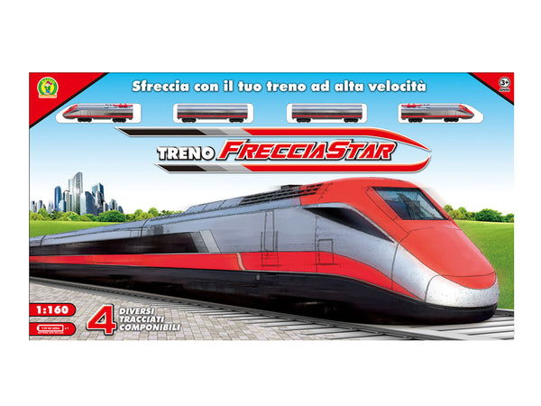 prezzo Trenino Elettrico con Percorso Variabile 45x6x80 cm Freccia Star