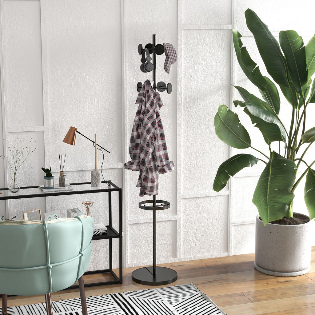 VESTIAMO CASA - Appendiabiti da terra in metallo Nero con 6 ganci - h1 – On Line Happy Casa Store VESTIAMO CASA - Appendiabiti da terra in metallo Nero con 6 ganci - h1 – On Line Happy Casa Store