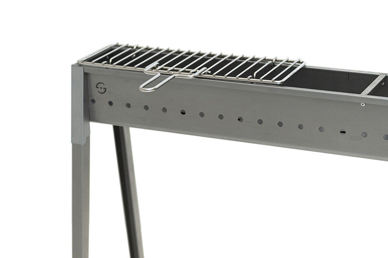 Cuoci Arrosticini a Carbone 100 cm Lisa Luxury Torino 100