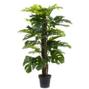Monstera Artificiale con Vaso Altezza 136 cm Verde