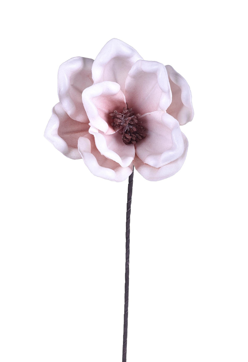 Set 3 Fiori Artificiali Magnolia 63 cm