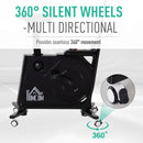 Cyclette Manuale con Tavolino 120 Kg  Nera