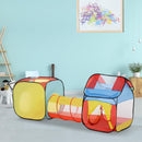 Tunnel 3 in 1 Gioco per Bambini 230x70x89 cm 