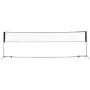 Rete per Pallavolo Tennis Portatile 5x1,3x1,58 m  Nera