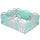 Box Recinto Attività per Bambini 162x122x63 cm  Grigio e Azzurro