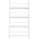 Mobile Libreria da Parete 4 Ripiani 59x12x113 cm in Legno  Bianco