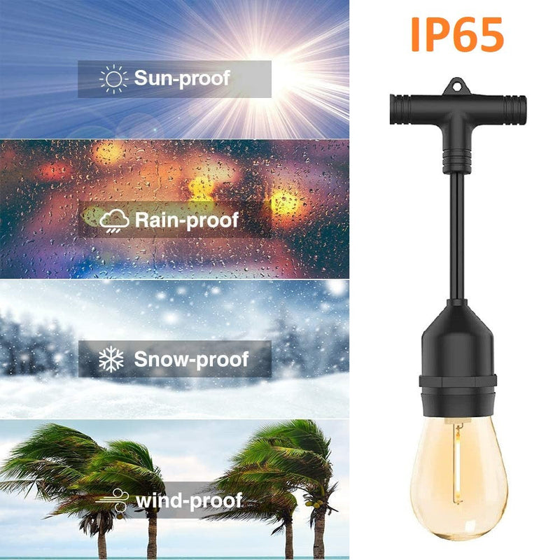 Catena Luci Led da 10m con 10 Lampadine Illuminazione Decorativa