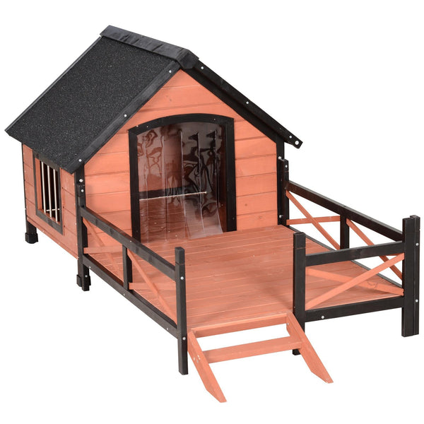 Cuccia per Cani Taglia Piccola e Media 91x194,5x83 cm in Legno acquista