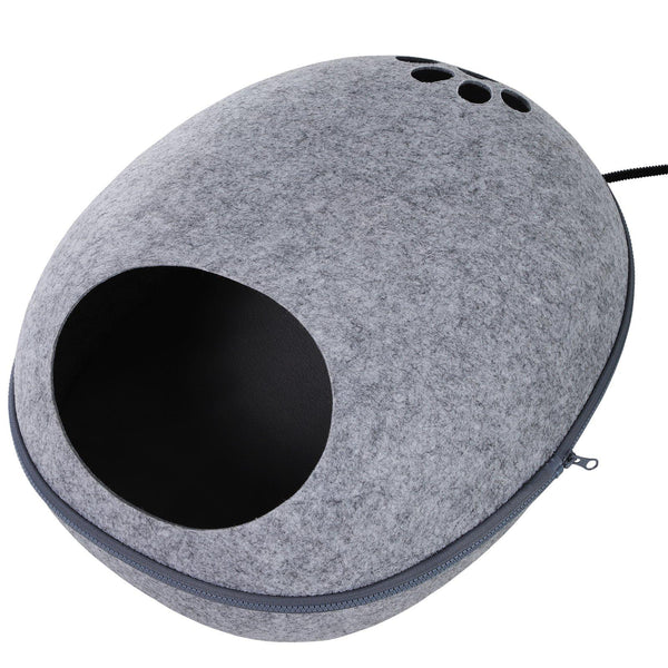 online Cuccia per Gatti Riscaldante da Interno 47x38x24 cm  Grigia