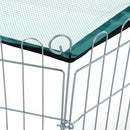 Recinto Recinzione per Animali Domestici 6pz 59x60 cm con Copertura 