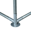 Gabbia Box da Esterno Zincato per Animali 3x4x1,95 m 