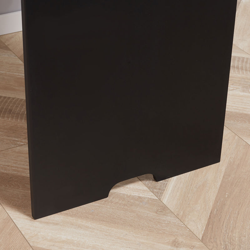 Tavolo Scrivania Pieghevole a Muro 60x88,5x146,5 cm  Bianco e Nero
