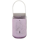 Set 4 Lanterne da Giardino con 10 Luci a LED e Pannelo solare 