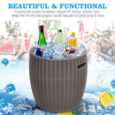 Secchiello Portaghiaccio Ø42,5x44 cm 10L in Polipropilene  Grigio