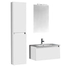 Mobile da Bagno sospeso Ibiza 12 Bianco Opaco Laccato TFT