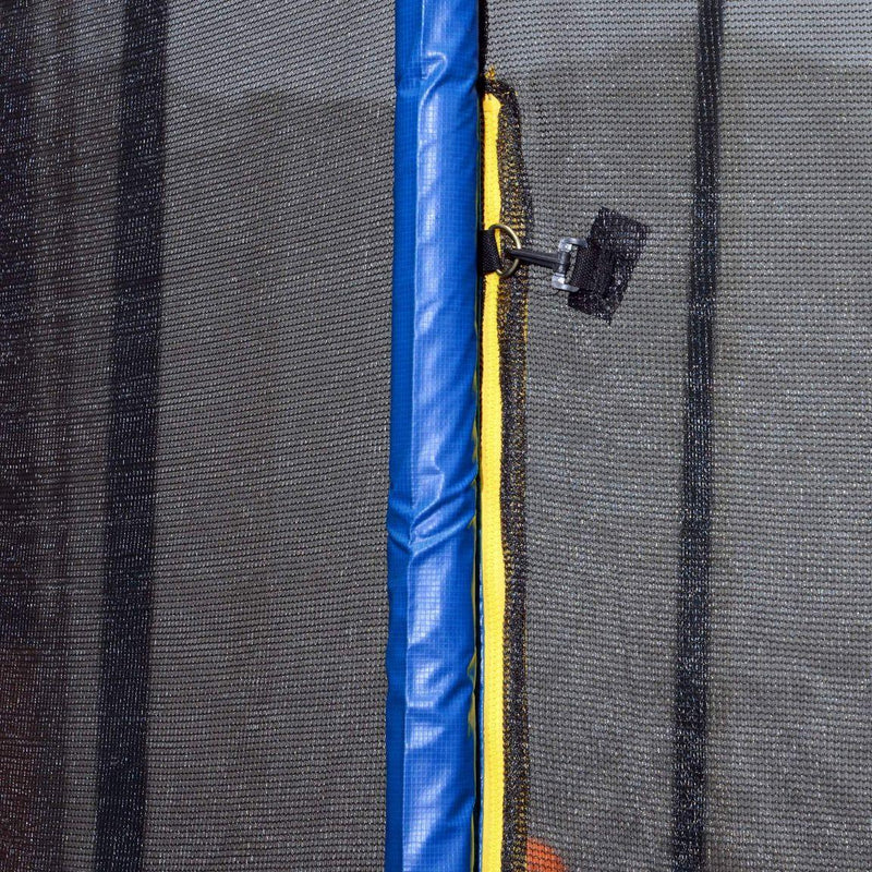 Trampolino Elastico Ø366 cm con Rete di Sicurezza e Canestro Basket  NBA